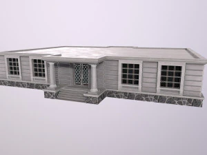 Architecture PBR City Buildings kitbash VR 3D Model