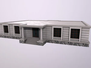 Architecture PBR City Buildings kitbash VR 3D Model