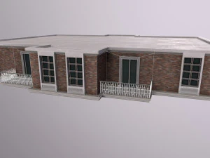 Architecture PBR City Buildings kitbash VR 3D Model