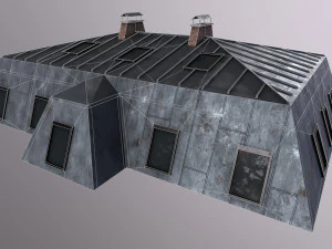 Architecture PBR City Buildings kitbash VR 3D Model