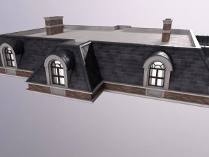 Architecture PBR City Buildings kitbash VR 3D Model