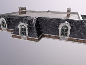 Architecture PBR City Buildings kitbash VR 3D Model