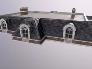 Architecture PBR City Buildings kitbash VR 3D Model