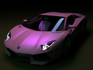 lamborghin aventador 01 Modelo 3D