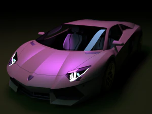 Lamborghini Aventador 01 3D Model