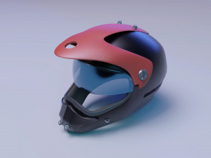 helmet racer scifi helmet Modelo 3D