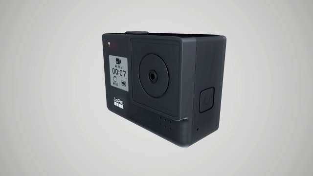 gopro hero 8 black 3D 模型 .c4d .max .obj .3ds .fbx .stl .blend 