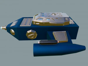 spaceship sci-fi dropship 3D Model