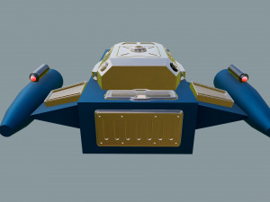 spaceship sci-fi dropship 3Dモデル