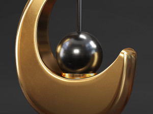 abajur moderno para sala 3D 模型