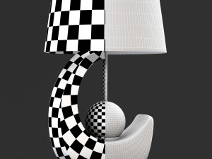 abajur moderno para sala 3D 模型