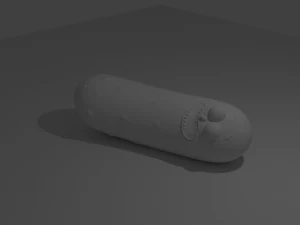 Pickle Rick 3D Modell