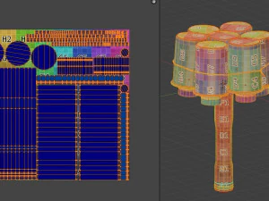 stielhandgranate anti tank grenade 3d game ready 3D Model