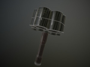 stielhandgranate anti tank grenade 3d game ready 3D-Modell
