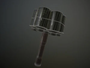 stielhandgranate anti tank grenade 3d game ready 3D Model