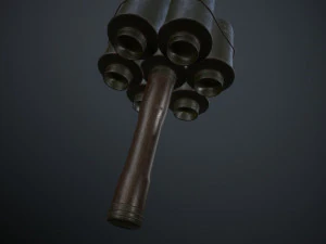 stielhandgranate anti tank grenade 3d game ready 3D Model