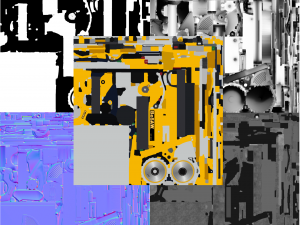 saw machine clean Modelo 3D