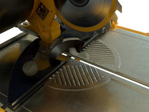 saw machine clean Modelo 3D
