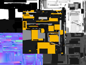 dewalt plaina espessadora limpa Modelo 3D