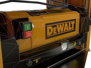 dewalt plaina espessadora limpa Modelo 3D