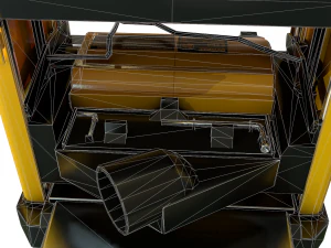 dewalt plaina espessadora limpa Modelo 3D