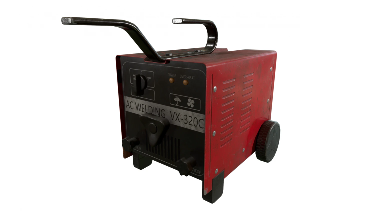 welding machine used old dirty 3D Model .c4d .max .obj .3ds .fbx .stl .blend