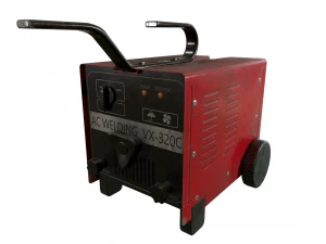 용접 기계는 오래되고 더러운 것을 사용했습니다. 3D 모델