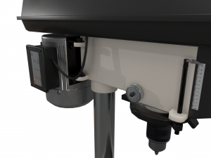 drilling machine clean low-poly 3D Model