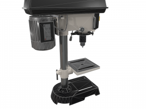 drilling machine clean low-poly 3D Model
