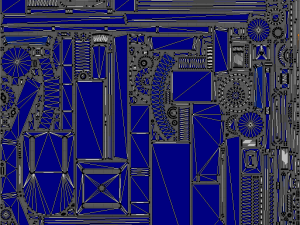 drilling machine clean low-poly 3D Model