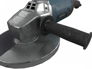 rebarbadora usada suja pronta para jogo Modelo 3D