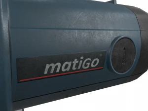 rebarbadora usada suja pronta para jogo Modelo 3D