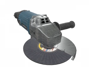 rebarbadora usada suja pronta para jogo Modelo 3D