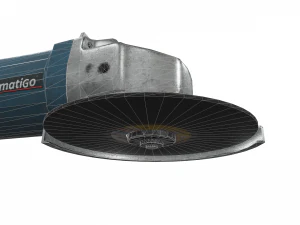 rebarbadora usada suja pronta para jogo Modelo 3D