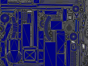 drilling machine old dirty low-poly 3D Model