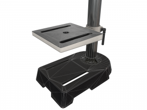 drilling machine old dirty low-poly 3D-Modell