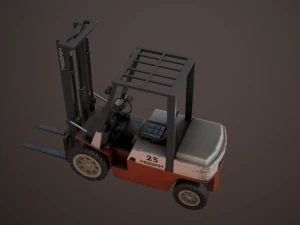 warehouse loader old low-poly 3D Model