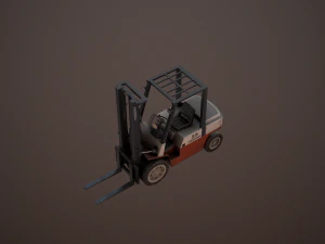 warehouse loader old low-poly 3D Model