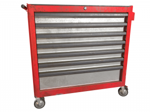 toolbox used dirty low-poly-game-ready 3D Model