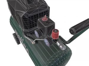 compressor dirty game-ready 3D Model