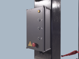 two post lift game ready 3D Model