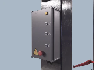 two post lift game ready 3D Model