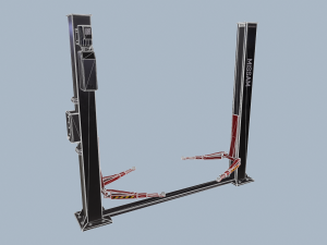two post lift game ready 3D Model