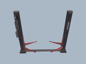 two post lift game ready 3D Model