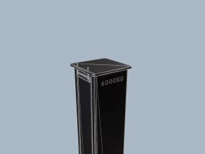 two post lift game ready 3D Model