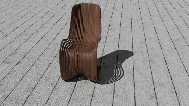 pipo chair Modelo 3D .c4d .max .obj .3ds .fbx .stl .blend 