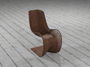 пипо стул 3D Модель