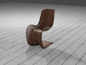 пипо стул 3D Модель