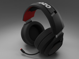headset ozone rage x40 3D Model