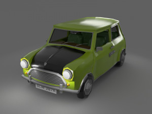 mr bean car low poly 3D Модель